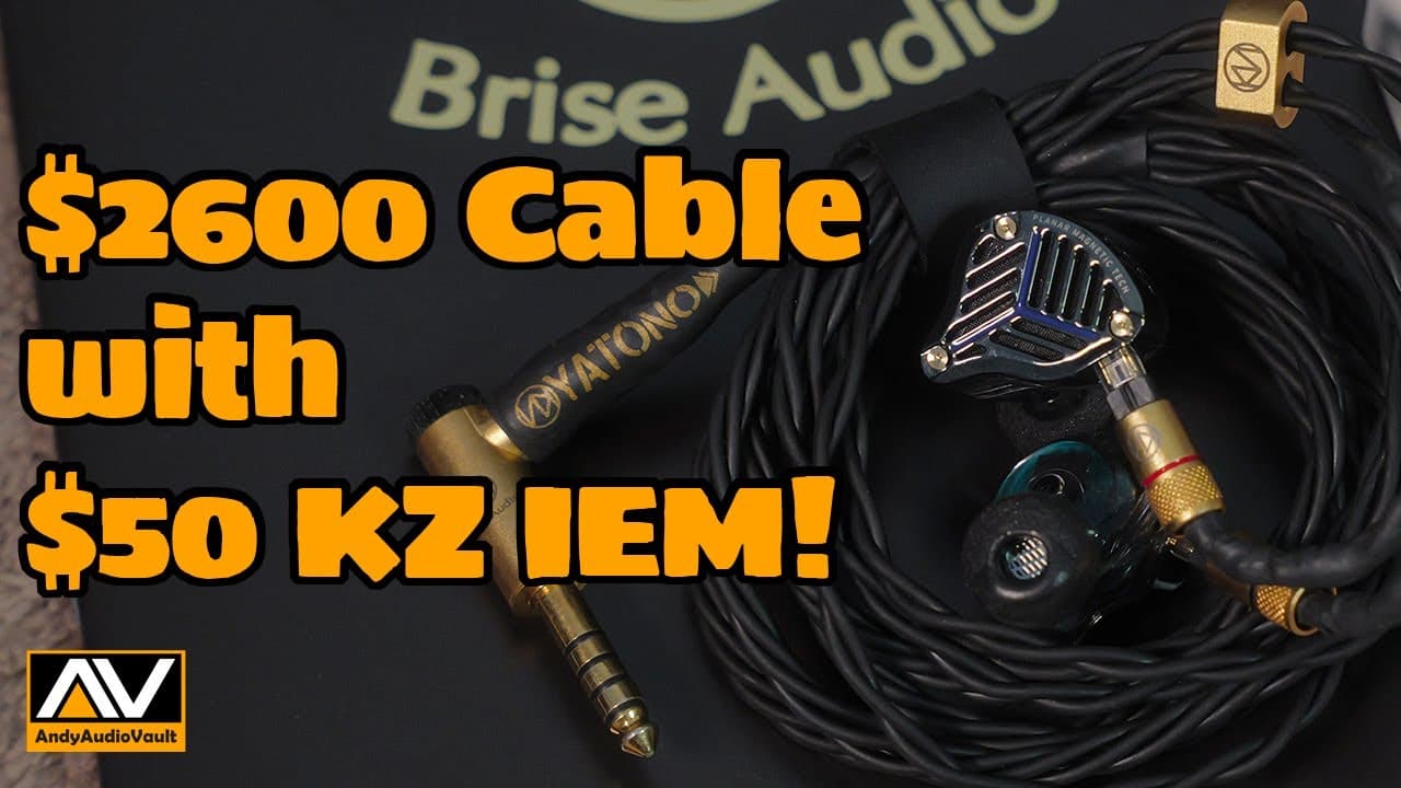 Thumbnail do vídeo KZ PRX IEM with Brise Audio High End Yatono Ultimate Cable!