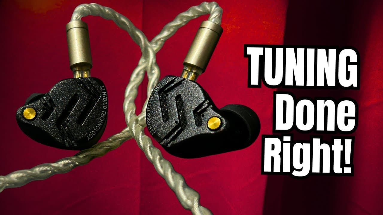 Thumbnail do vídeo Sounds Expensive! | KZ ZS12 Pro X IEM Review