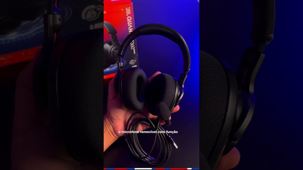 Thumbnail do vídeo Headset Gamer JBL Quantum 360