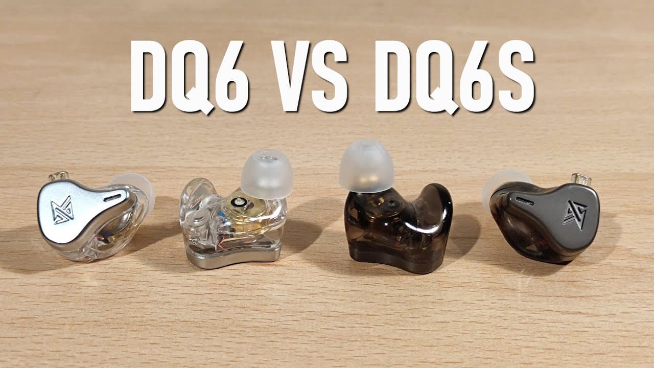 Thumbnail do vídeo KZ DQ6 and DQ6S Comparison