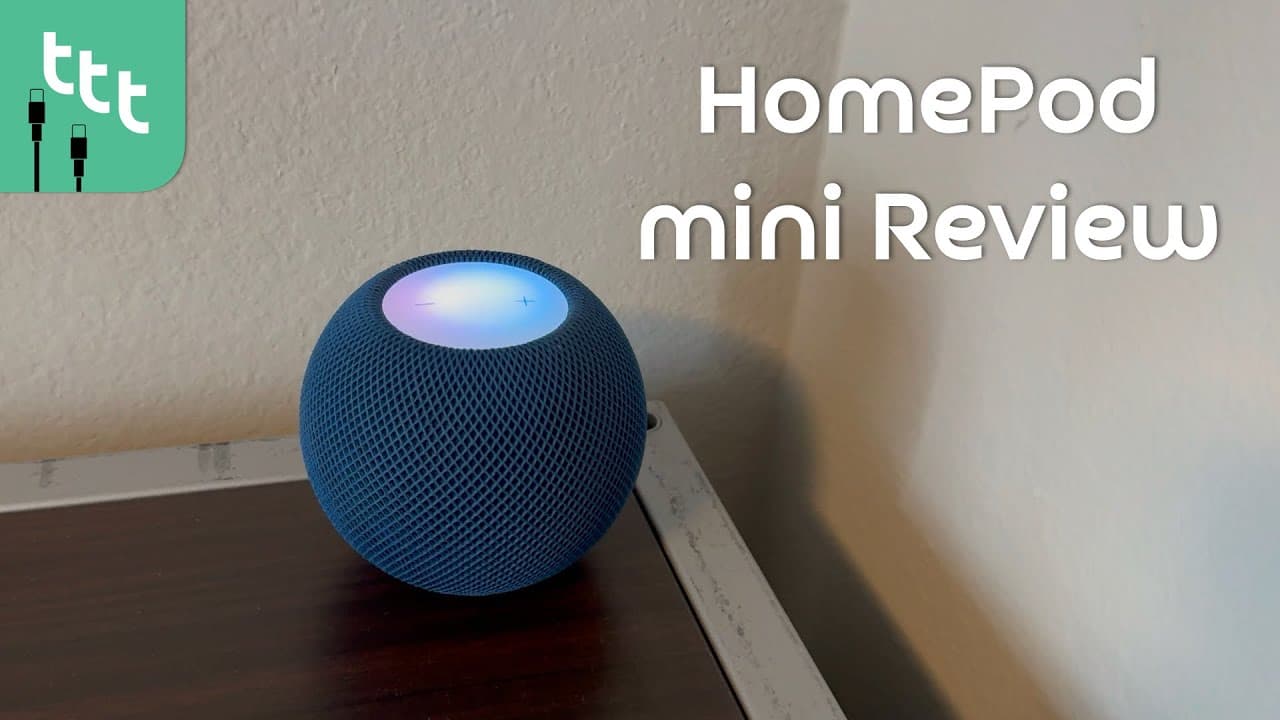 Thumbnail do vídeo Apple HomePod mini Review (In 2024!)