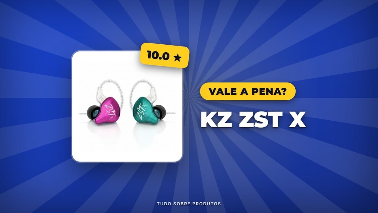 Capa do vídeo oficial: KZ ZST X: Análise COMPLETA em 2026 - O guia definitivo!