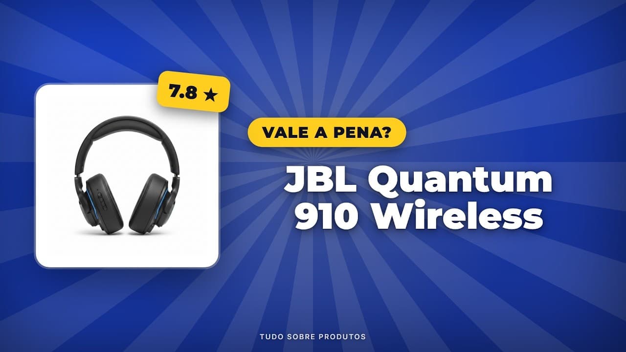 Capa do vídeo oficial: JBL Quantum 910 Wireless: Vale a pena em 2026? Análise COMPLETA!