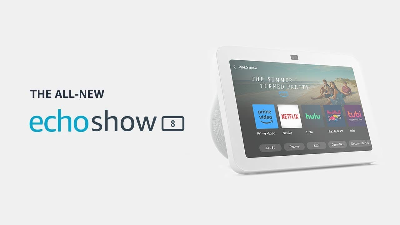 Thumbnail do vídeo All-new Echo Show 8 (3rd Gen, 2023 release) | Amazon Alexa