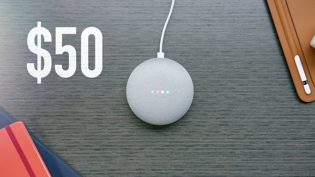 Thumbnail do vídeo Google Home Mini Review: Smart Home for $49?