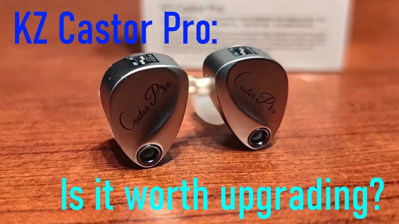 Thumbnail do vídeo KZ Castor Pro - is it really step up vs regular Castor?