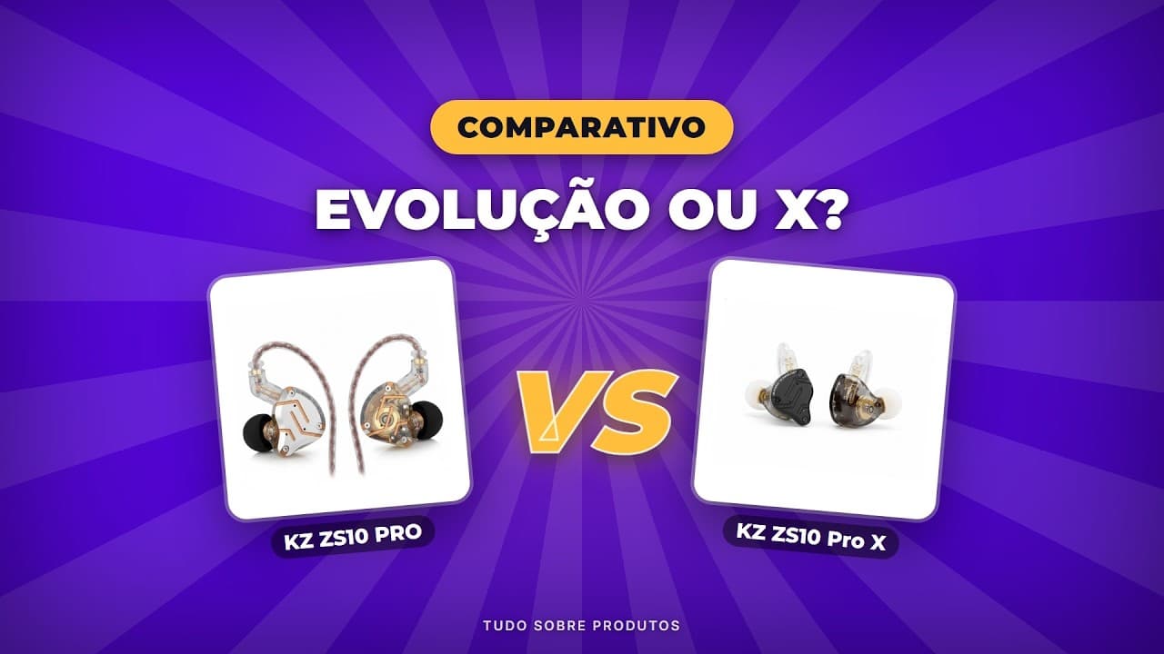 Capa do vídeo oficial: KZ ZS10 PRO x ZS10 Pro X: O COMPARATIVO DEFINITIVO 2026!