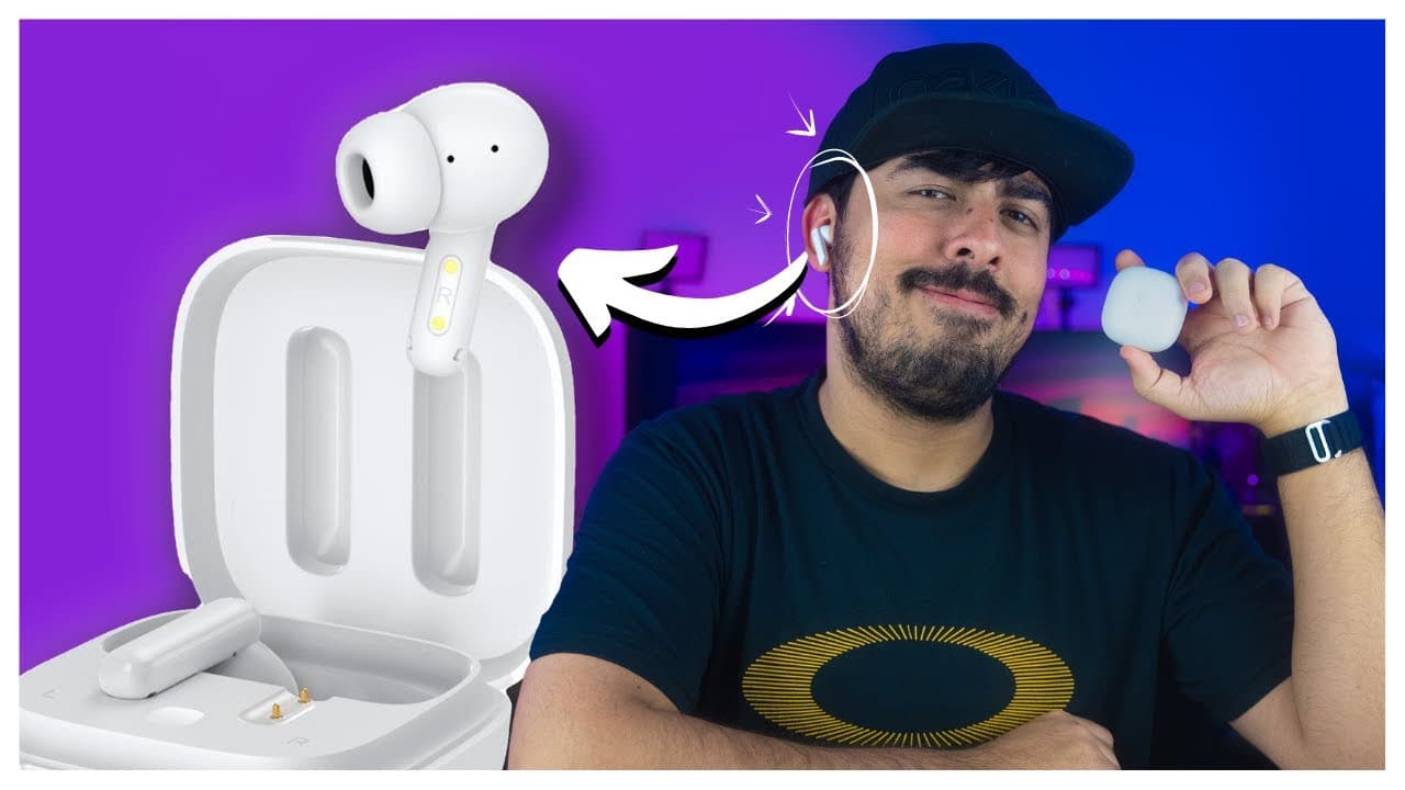 Thumbnail do vídeo Isolamento de RESPEITO: QCY T13 ANC (Os caras mandam MUITO bem) - Unboxing e Review