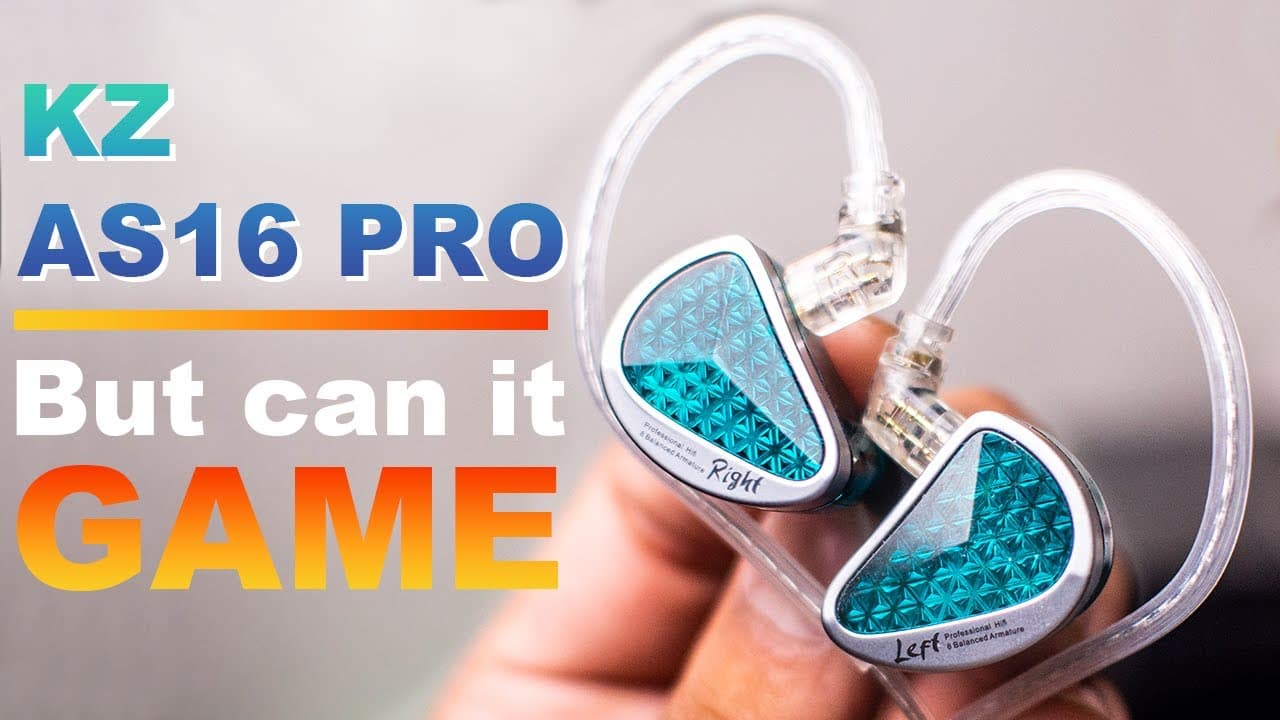 Thumbnail do vídeo KZ AS16 Pro - Gamer Review