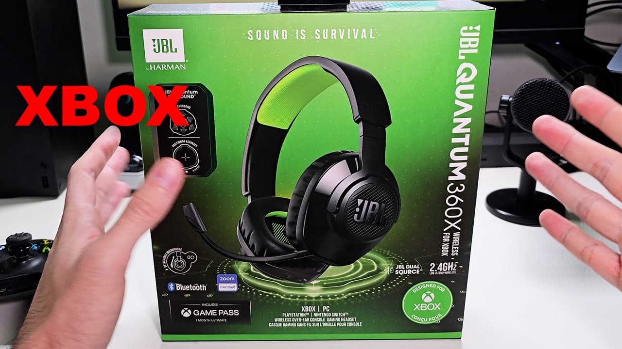 Thumbnail do vídeo ✅ XBOX: Headset sem fio JBL Quantum 360X e funciona no PC Gamer, PlayStation e Nintendo Switch!