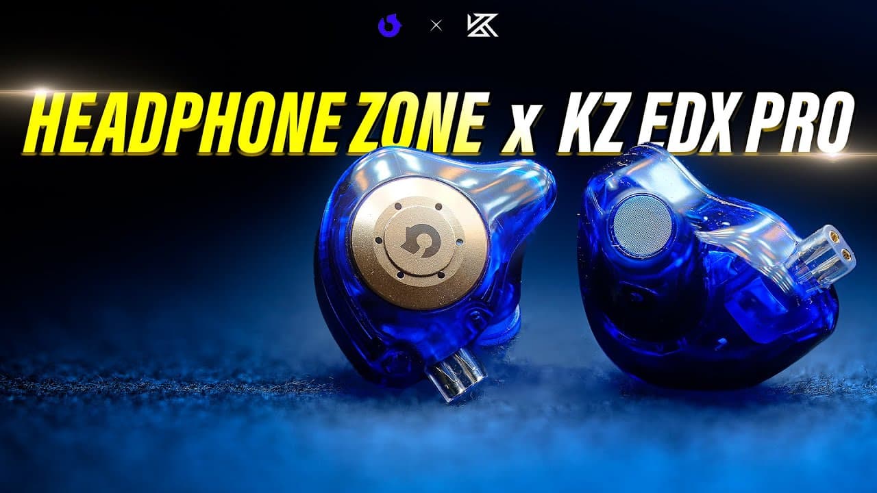 Thumbnail do vídeo Headphone Zone x KZ EDX Pro:ULTIMATE REVIEW // V-Sound Signature for Beginners ✨