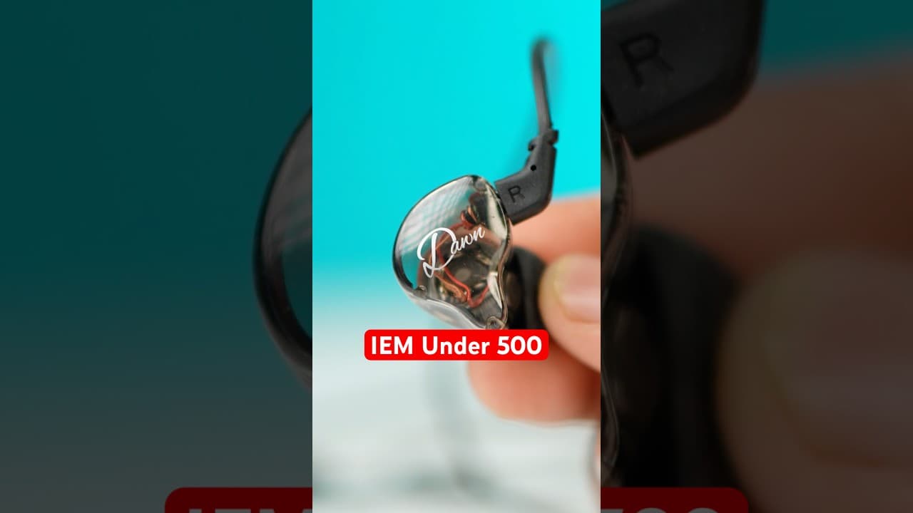 Thumbnail do vídeo IEM under INR-500🤩 | KZ Dawn✨#audiophile #BudgetIEM #shorts