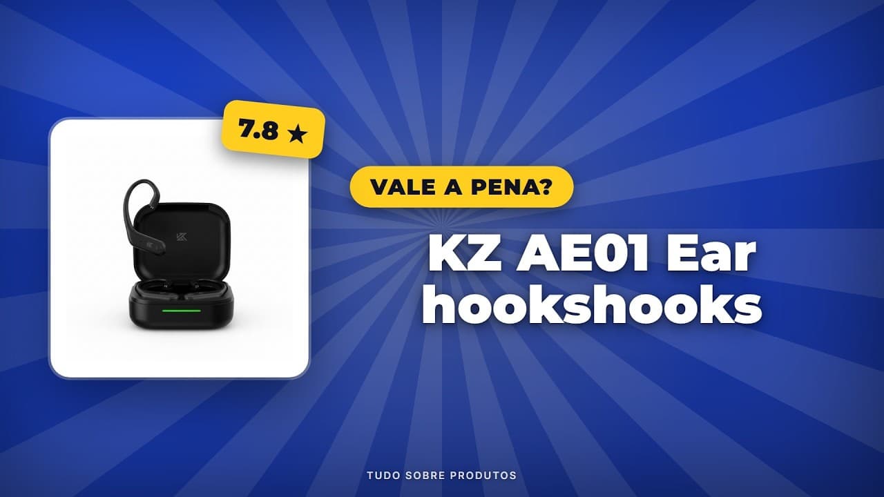 Capa do vídeo oficial: KZ AE01 Ear hooks: Acessório Essencial para Seus Fones? (Análise 2026)