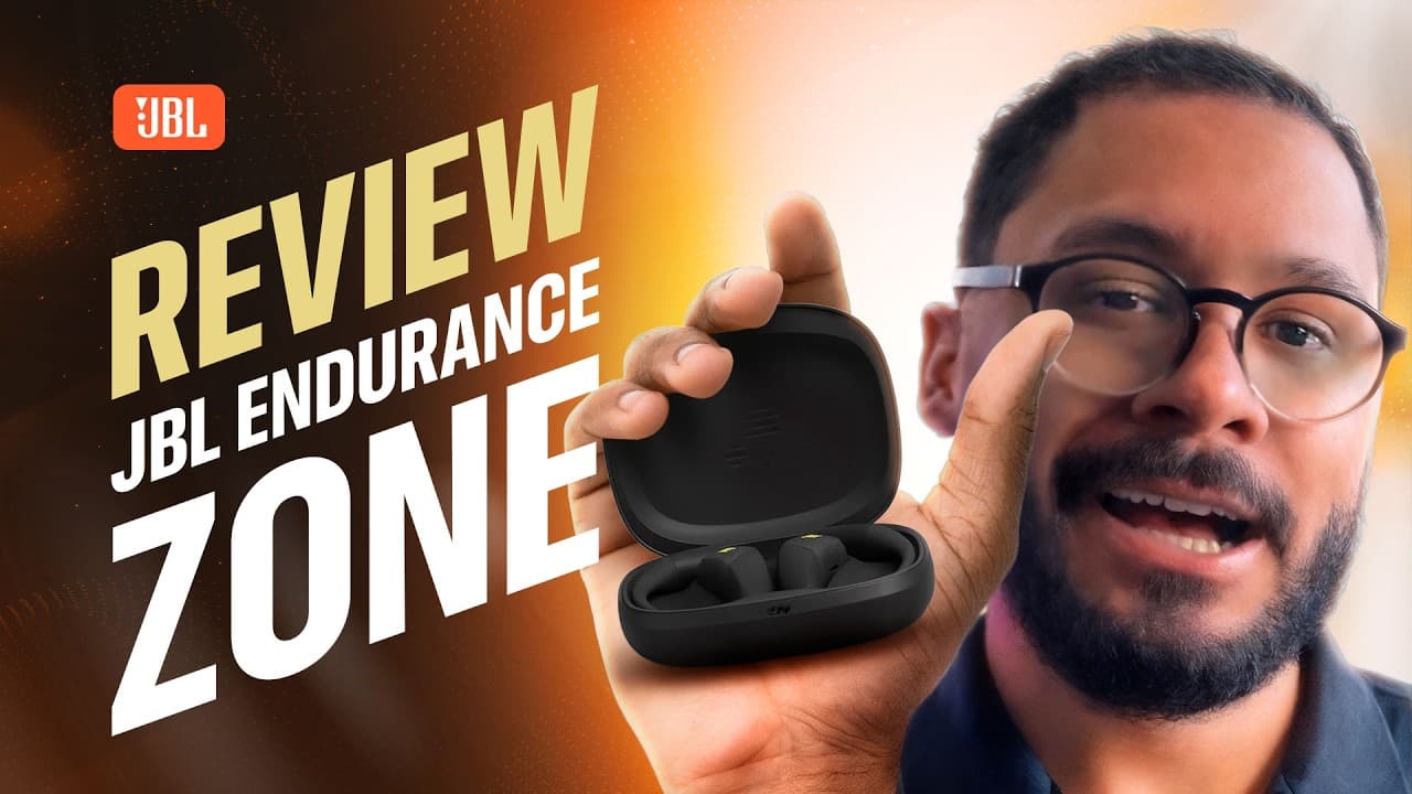 Thumbnail do vídeo JBL Endurance Zone RESISTE ao treino? TESTAMOS o fone esportivo [Análise / Review]