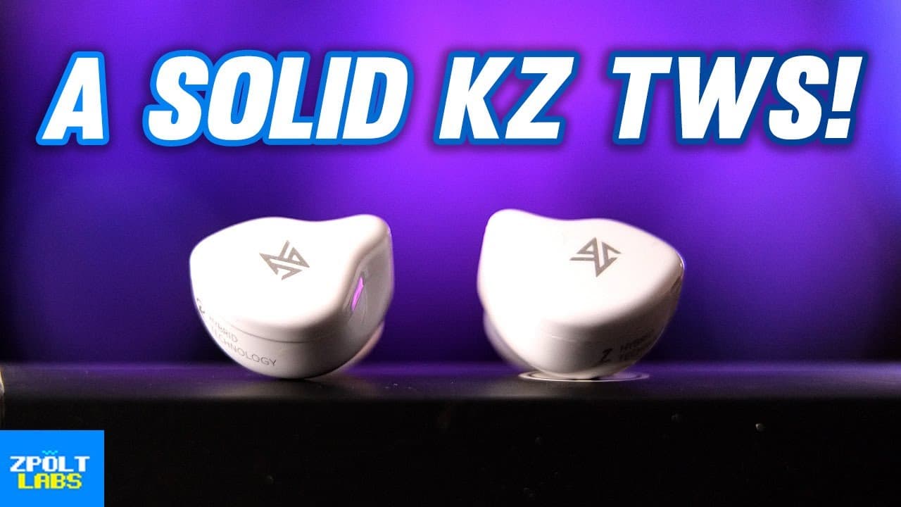 Thumbnail do vídeo KZ S1D 'Truly Wireless' Review - Finally a SOLID KZ TWS! ( vs Haylou GT1, Redmi Airdots )