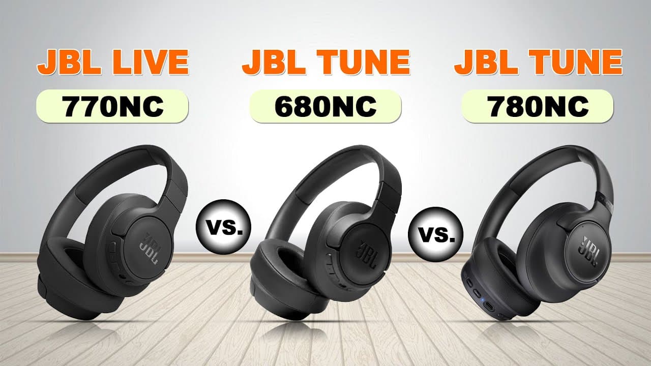 Thumbnail do vídeo JBL Live 770NC vs Tune 680NC vs Tune 780NC | Best ANC Headphone 2025 Comparison