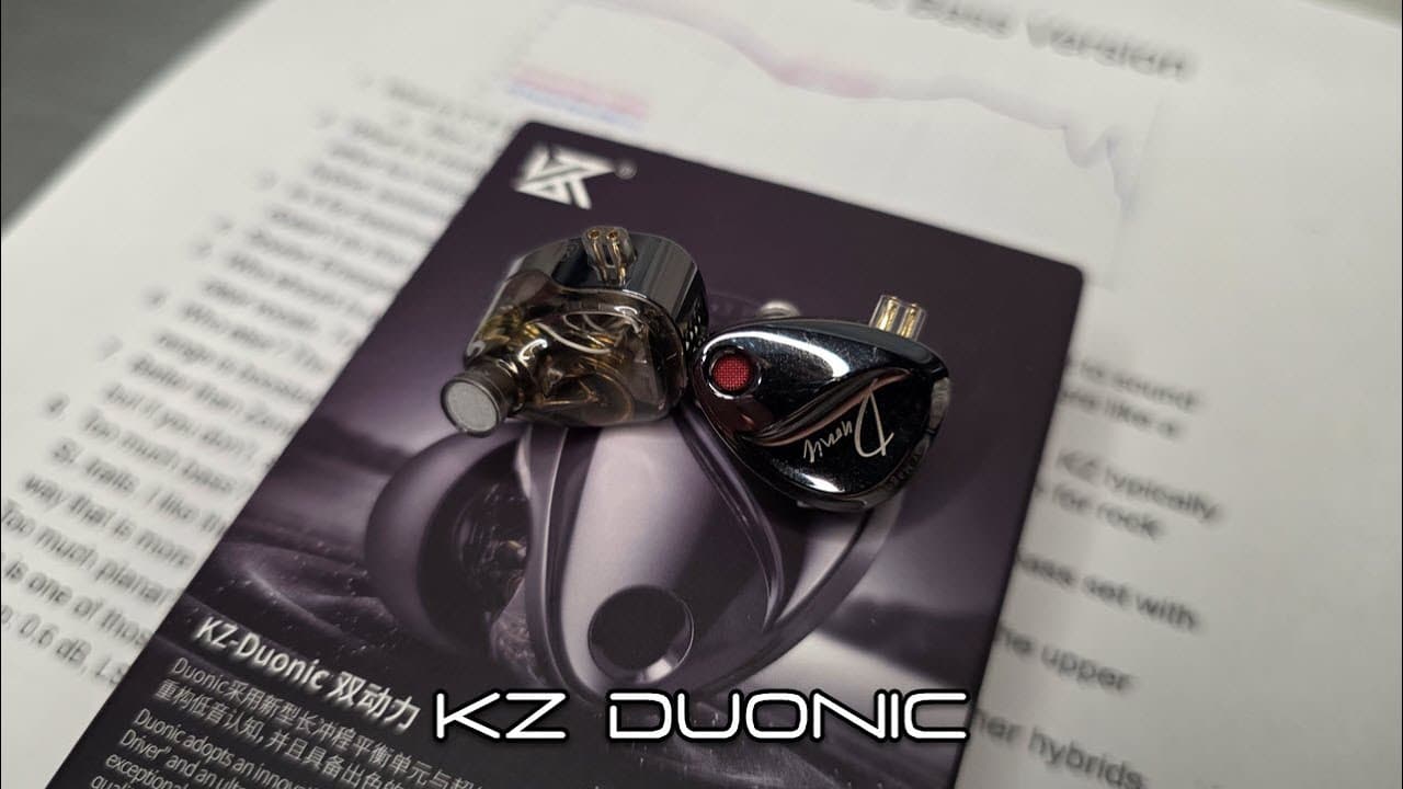 Thumbnail do vídeo KZ Duonic - Flux Capacitor for your Ears
