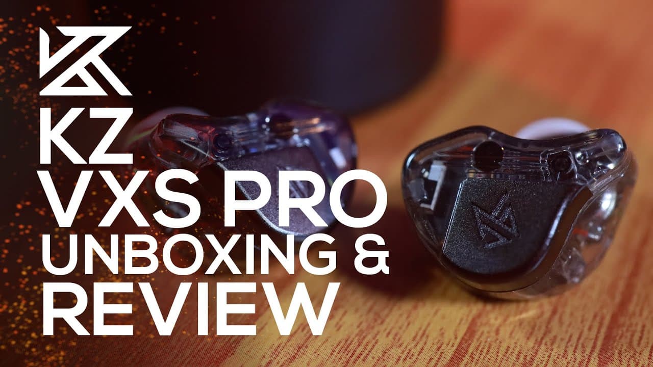 Thumbnail do vídeo KZ VXS PRO Review