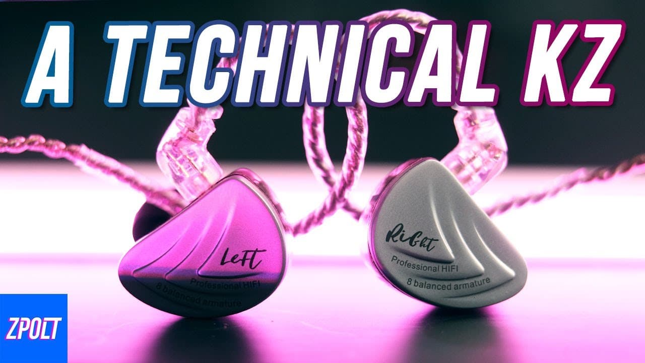 Thumbnail do vídeo KZ AS16 Review - A Technically Capable KZ! ( vs CCA CA16, Starfield, Tin T4 )