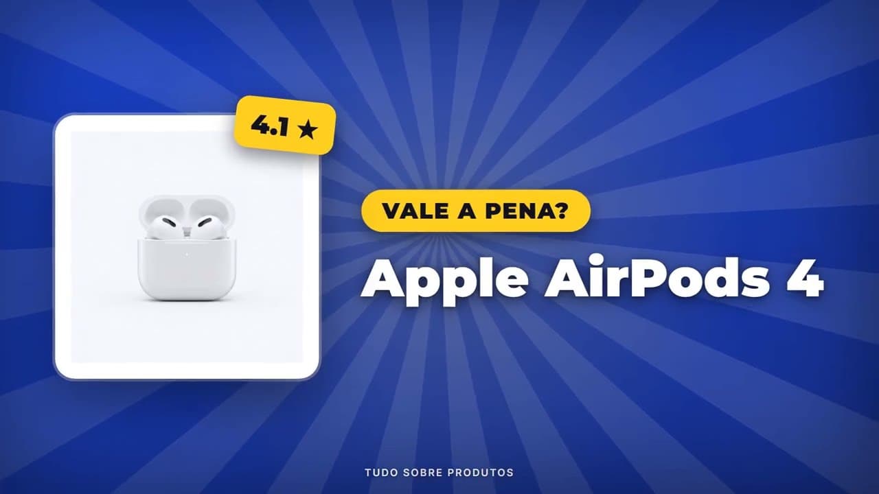 Capa do vídeo oficial: AirPods 4: O Veredito COMPLETO do Tudo Sobre Produtos!