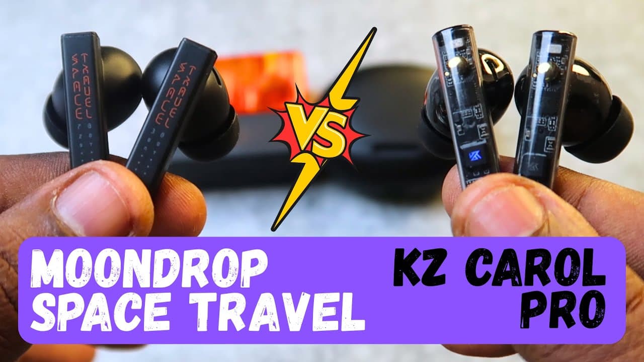 Thumbnail do vídeo KZ Carol Pro Vs Moondrop Space Travel | Best True Wireless Earbuds under 3000