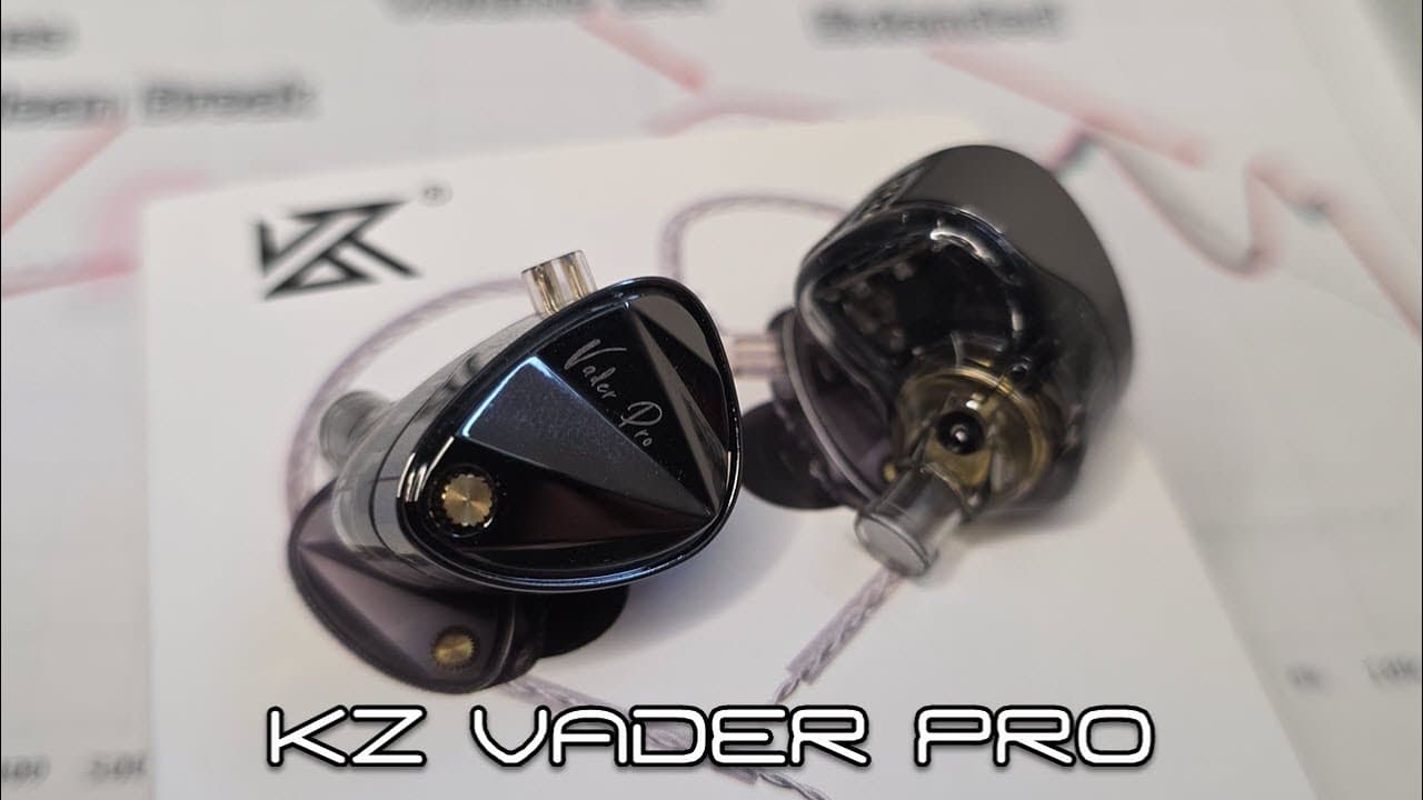 Thumbnail do vídeo KZ Vader Pro Quick Notes - New Driver, New Bass Style