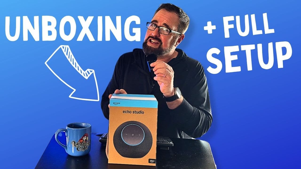 Thumbnail do vídeo NEW Amazon Echo Studio | Unboxing, Full Setup, and First Look! (3rd Gen 2026)