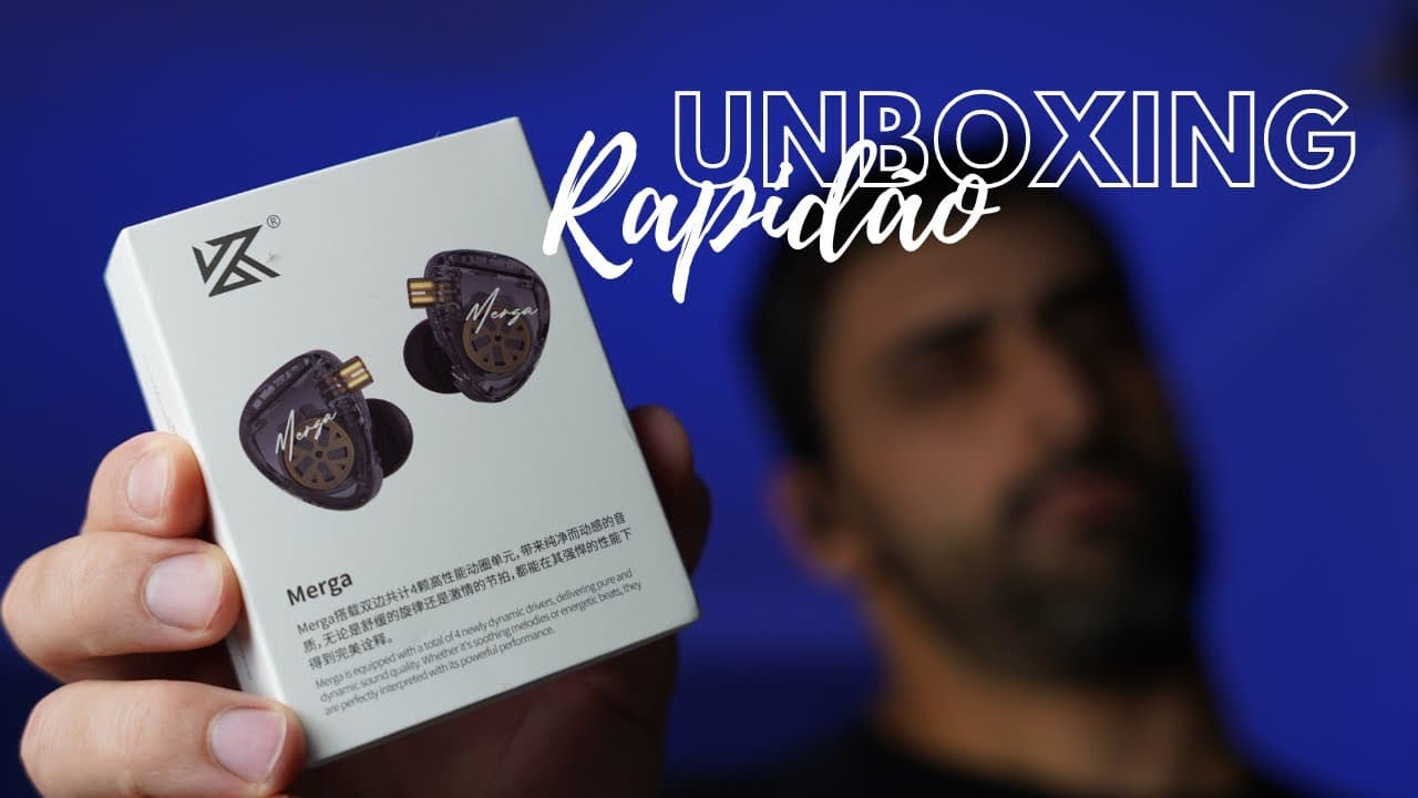 Thumbnail do vídeo [Áudio - Unboxing] KZ Merga - Primeiras impressões