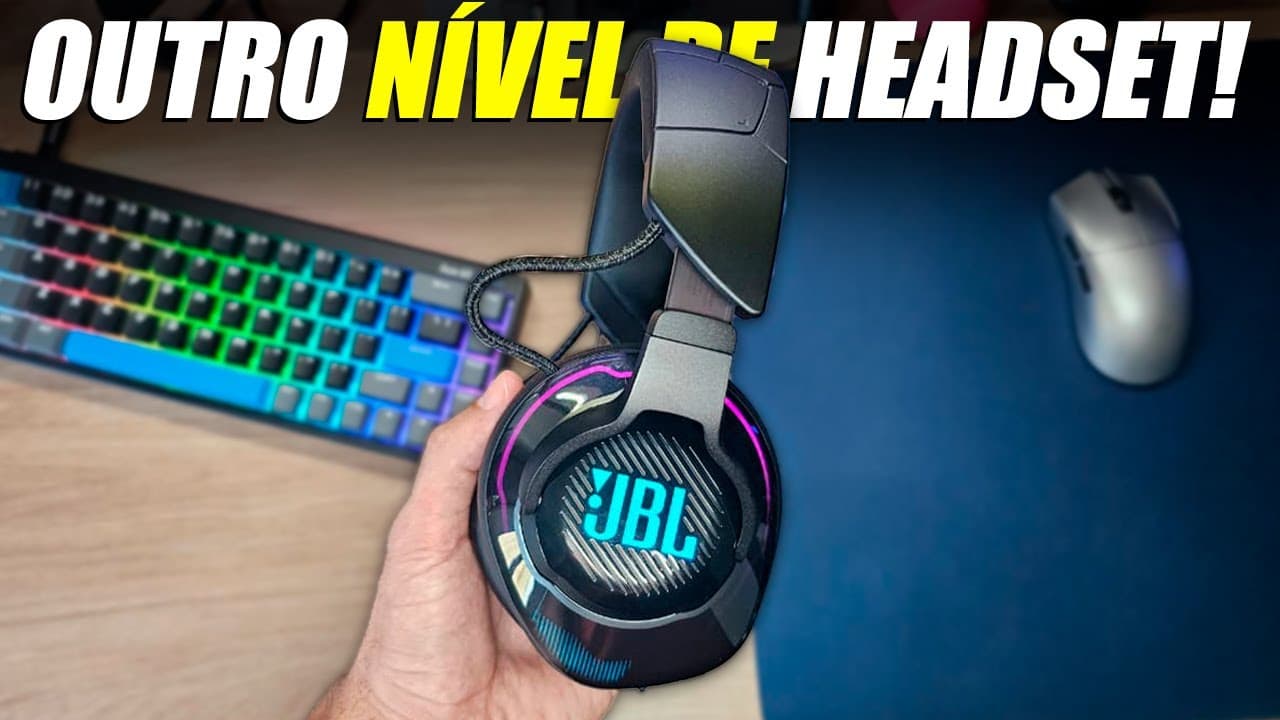 Thumbnail do vídeo TEM FUNÇÃO PRA CARAMBA!!! JBL Quantum 910 Wireless, o Headset mais completo do mercado!