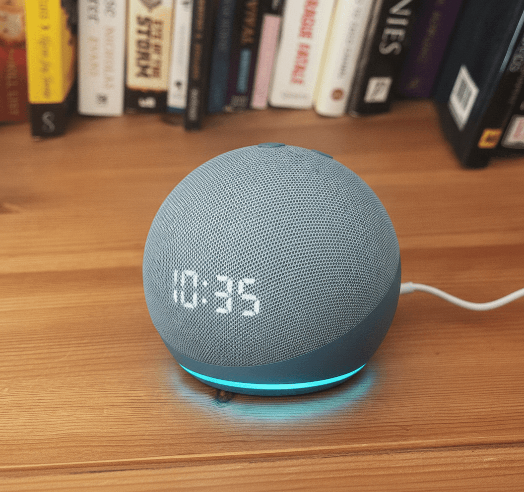 Amazon Echo Dot - Vista Lateral
