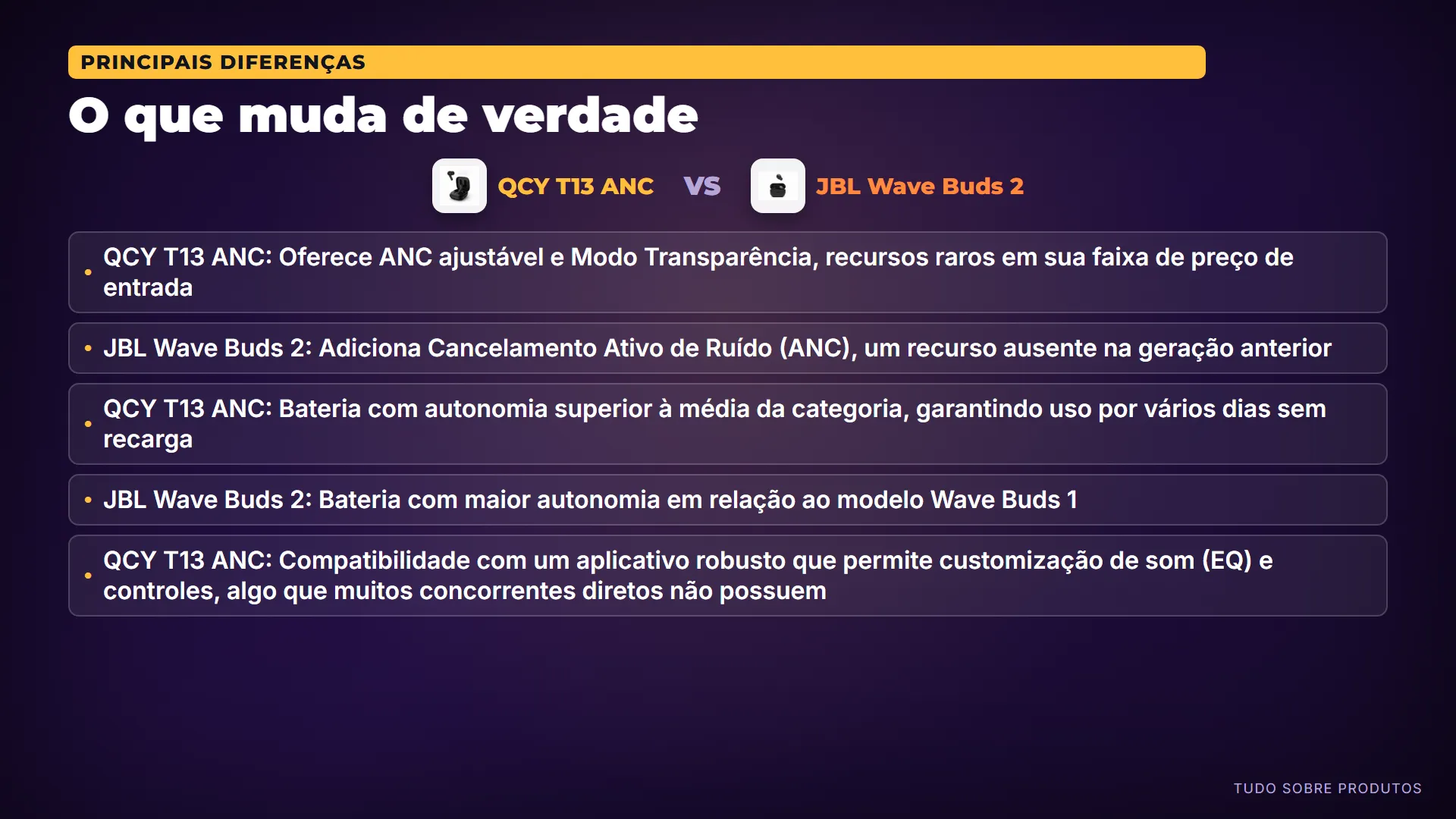 O que muda de verdade: As diferenças que realmente importam.