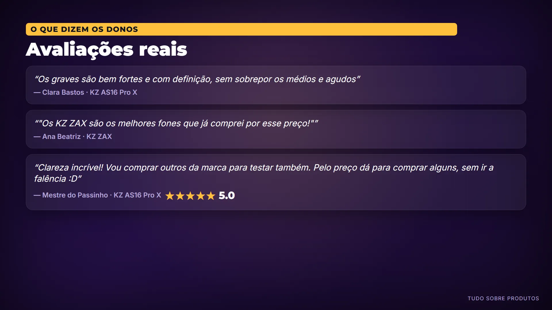 Avaliações reais: E o que dizem quem já comprou.