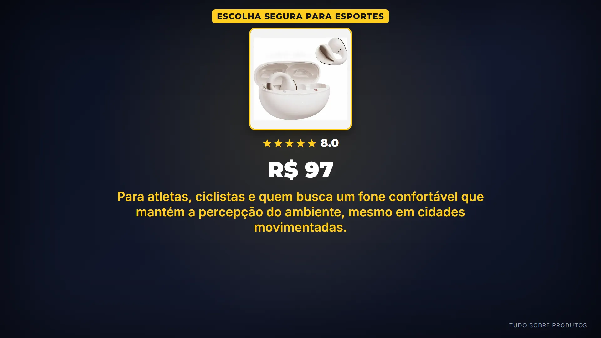 ESCOLHA SEGURA PARA ESPORTES: Sim, para quem precisa de música e segurança ao mesmo tempo, o QCY Crossky C30 é uma excelente escolha.