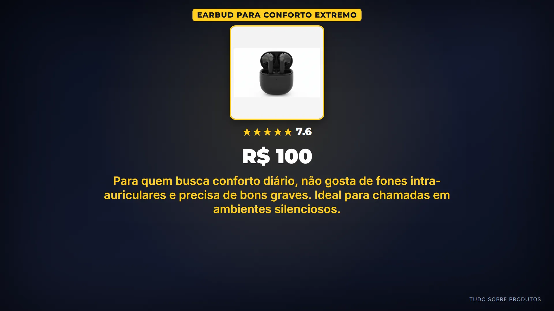 Earbud para Conforto Extremo: Sim, o QCY T20 cumpre.