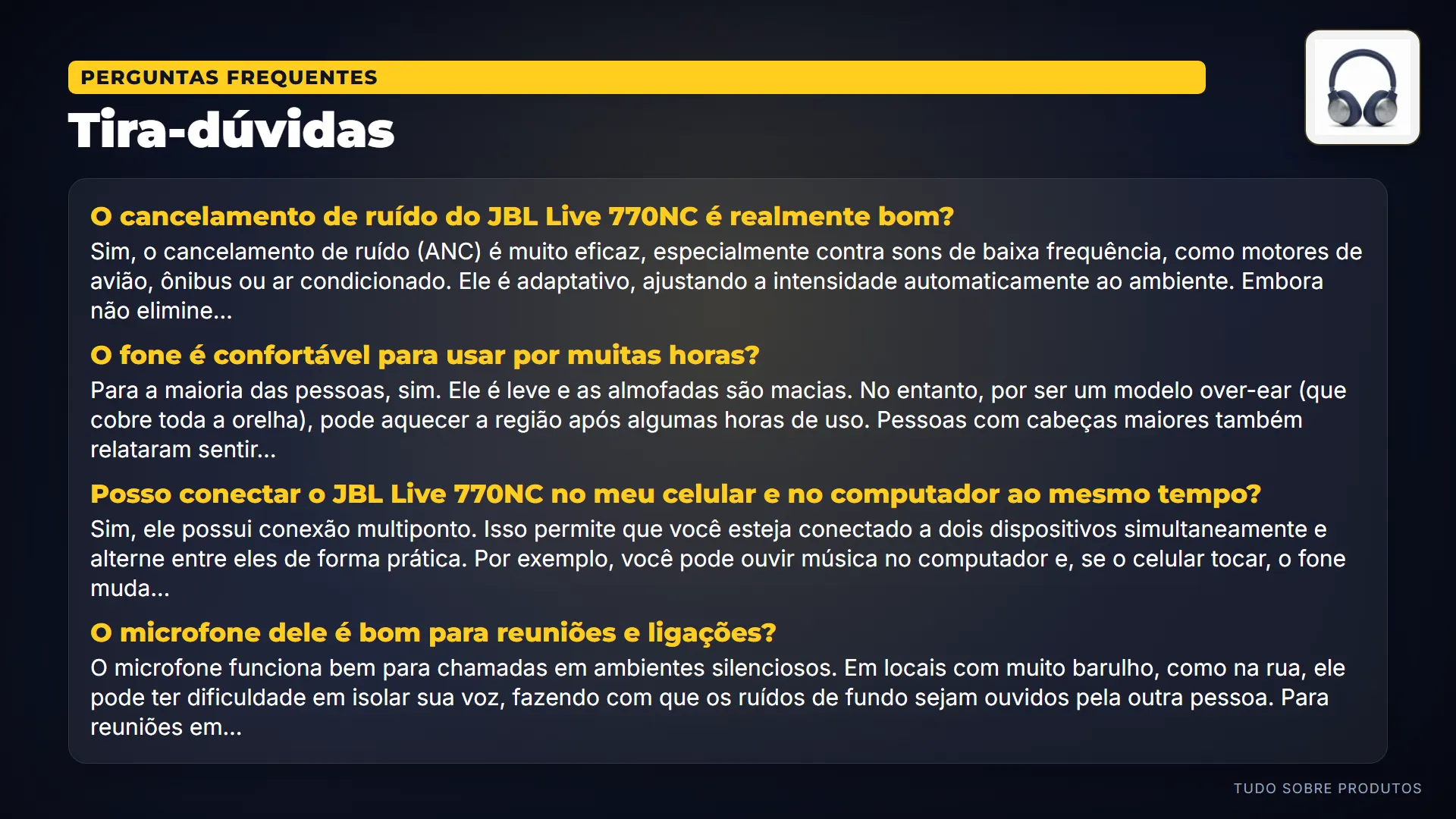 Tira-dúvidas: Surgem dúvidas comuns ao escolher um fone.