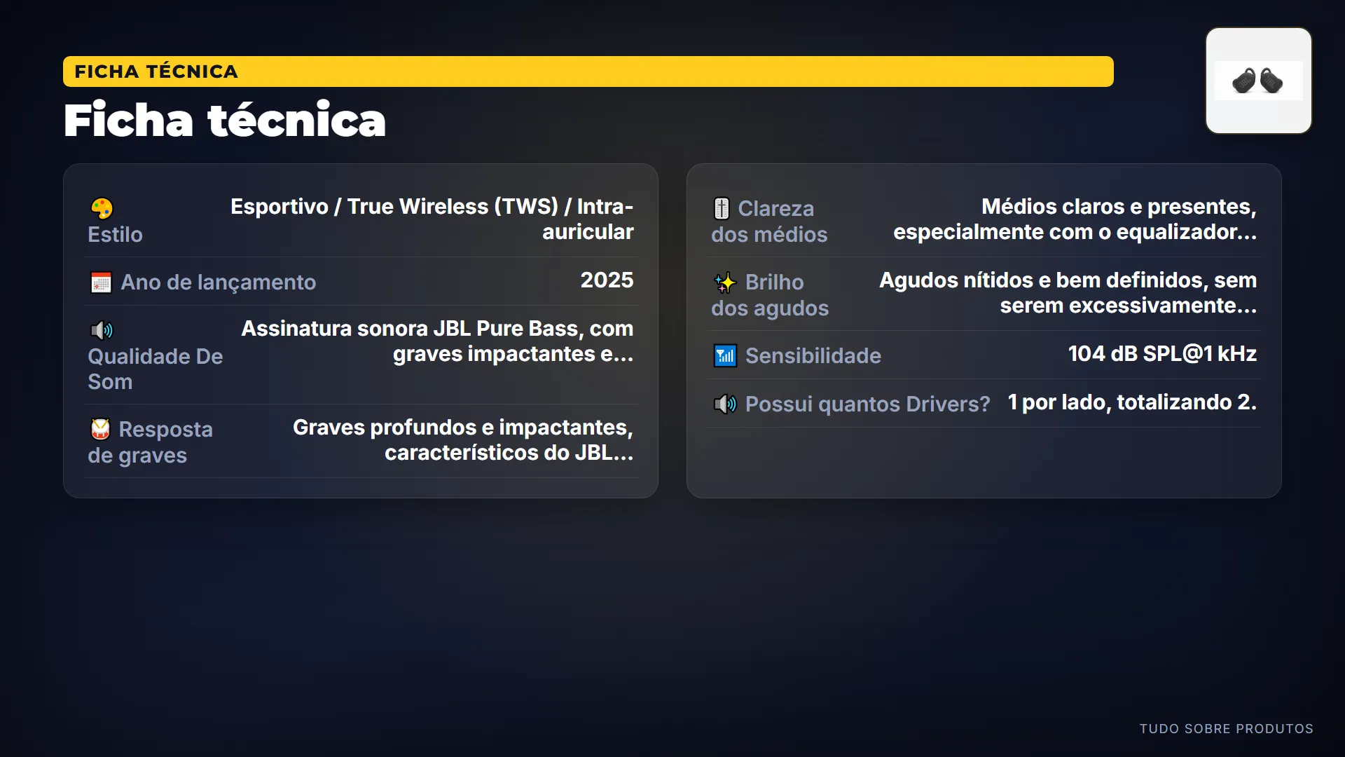 Ficha técnica: Equipado com Bluetooth 5.3 com LE Audio, o Race 2 oferece até 12 horas nos fones e mais 36 horas no estojo, totalizando…