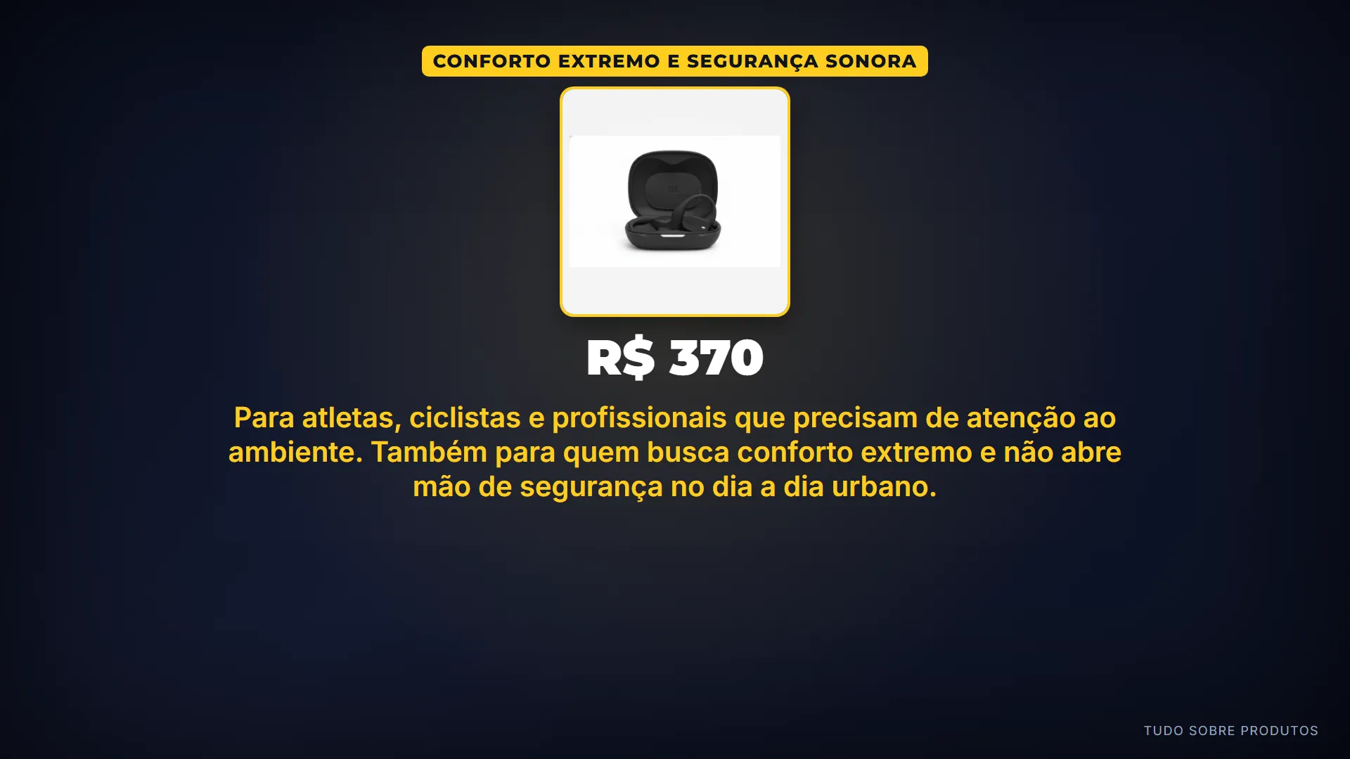 Conforto Extremo e Segurança Sonora: Sim, o JBL Sense Lite resolve sua dúvida.