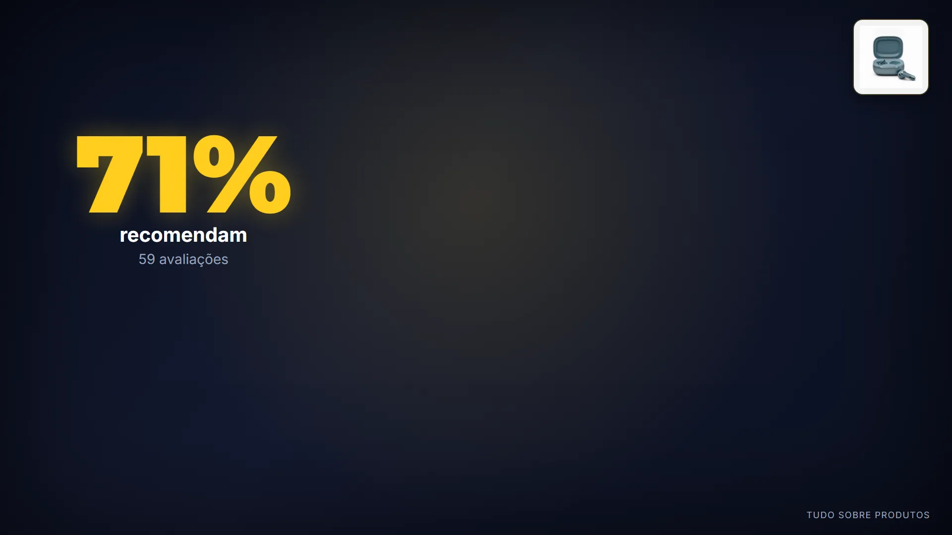 O que dizem os donos: Quem comprou o Live Flex 3 aprova: 71% dos usuários recomendam o produto.