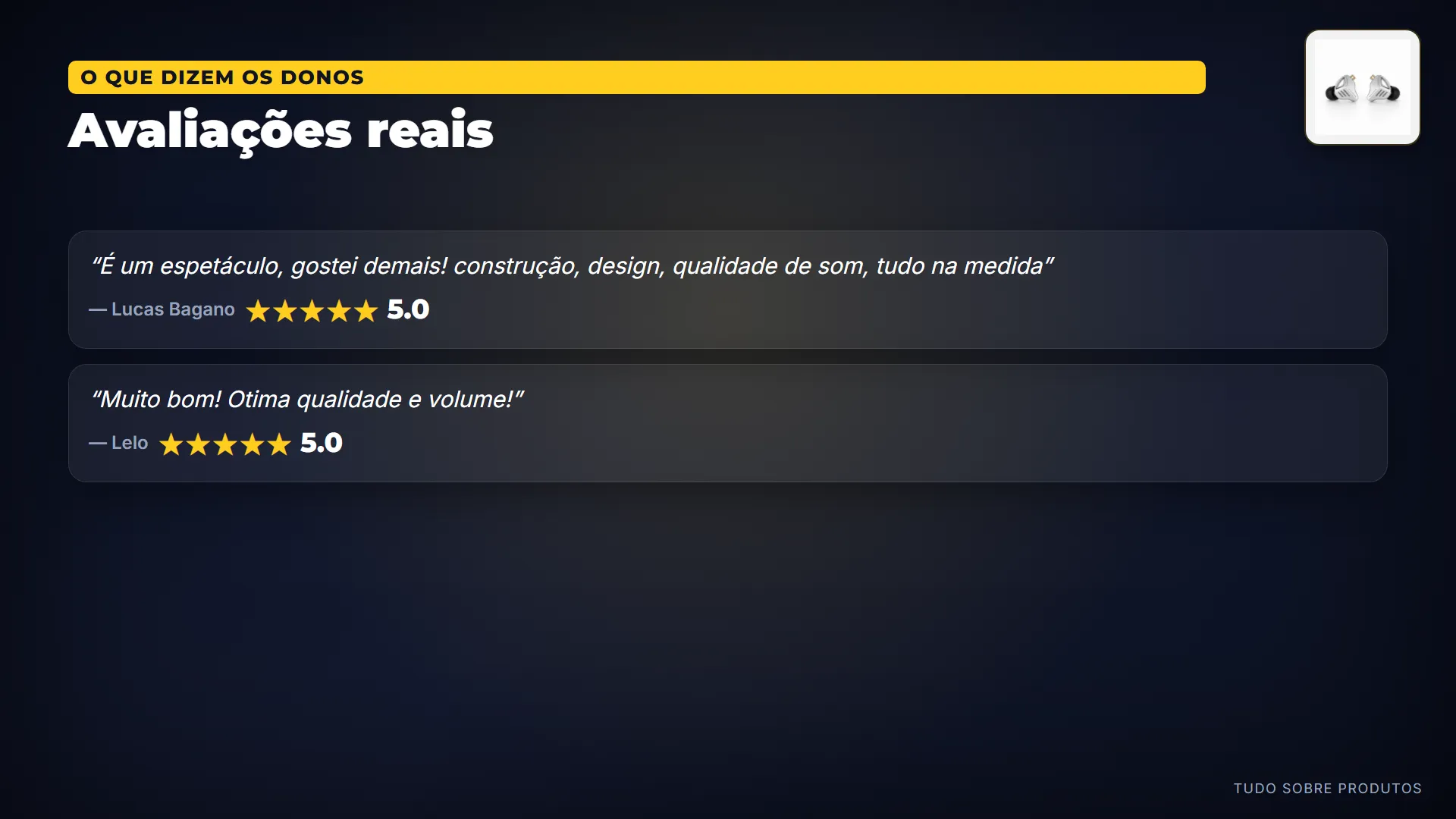 Avaliações reais: E o que dizem quem já comprou.
