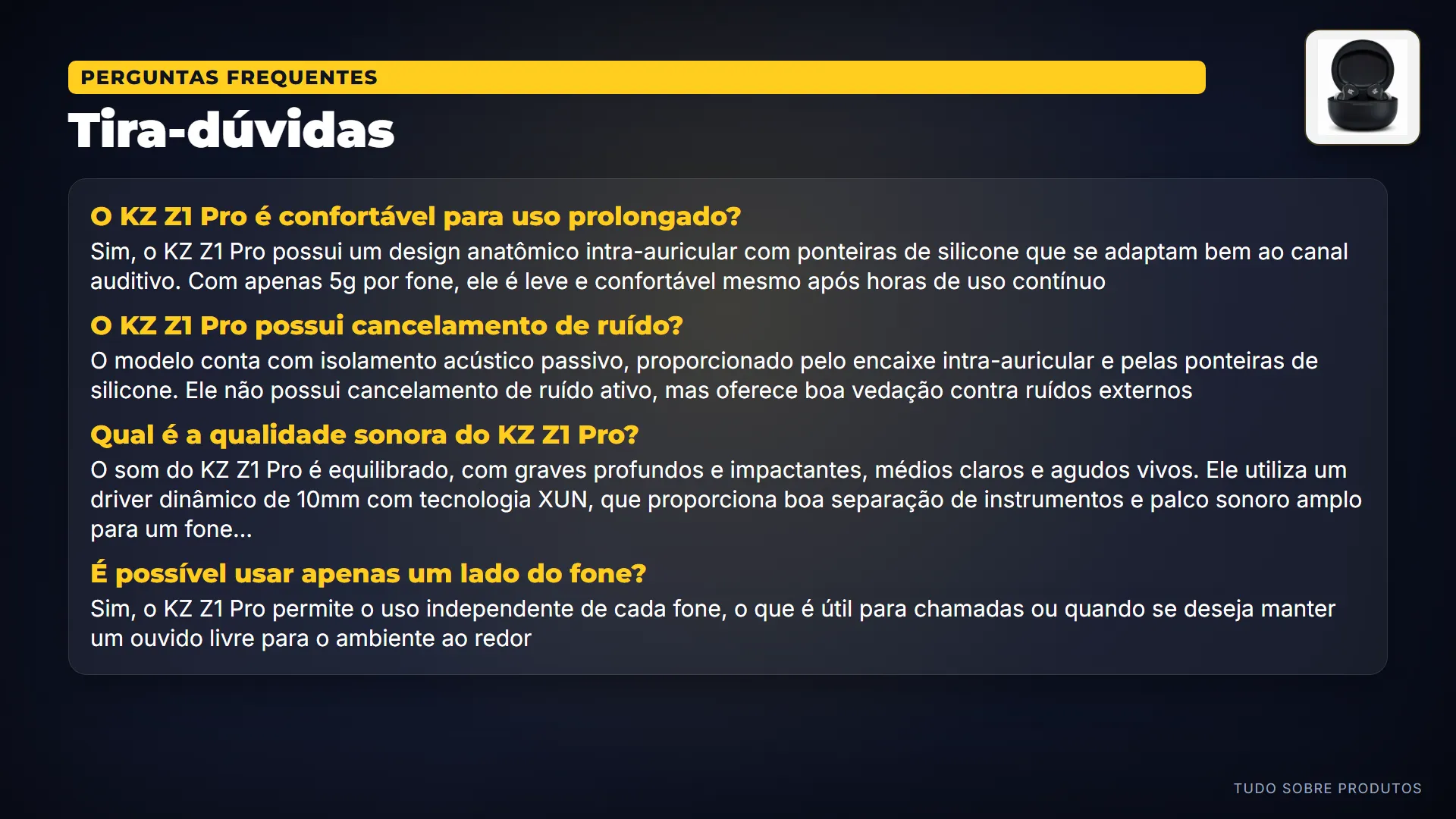 Tira-dúvidas: Mas será que o KZ Z1 Pro é bom para chamadas?