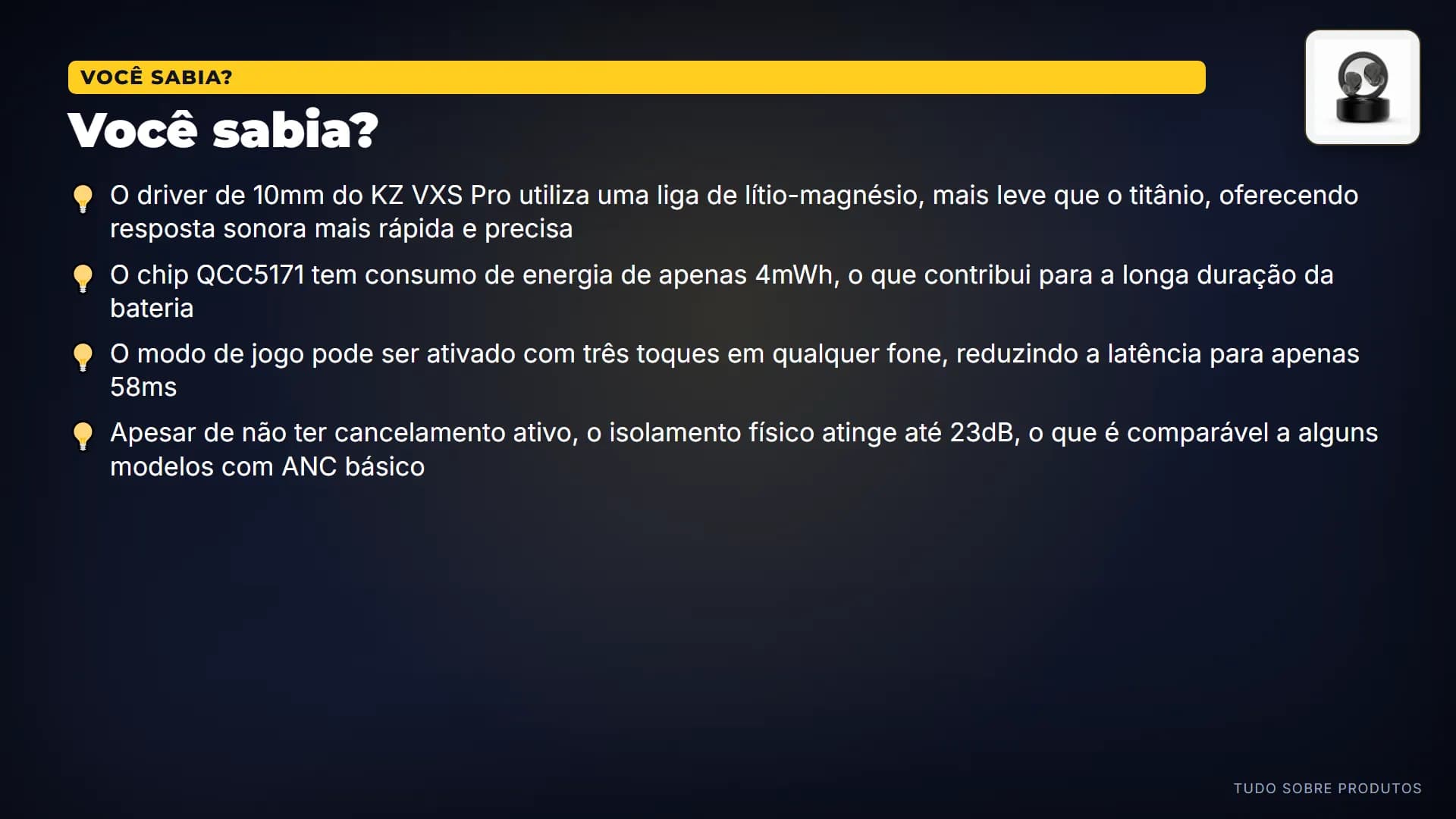 Você sabia?: Curioso que o driver de lítio-magnésio é mais leve que titânio.