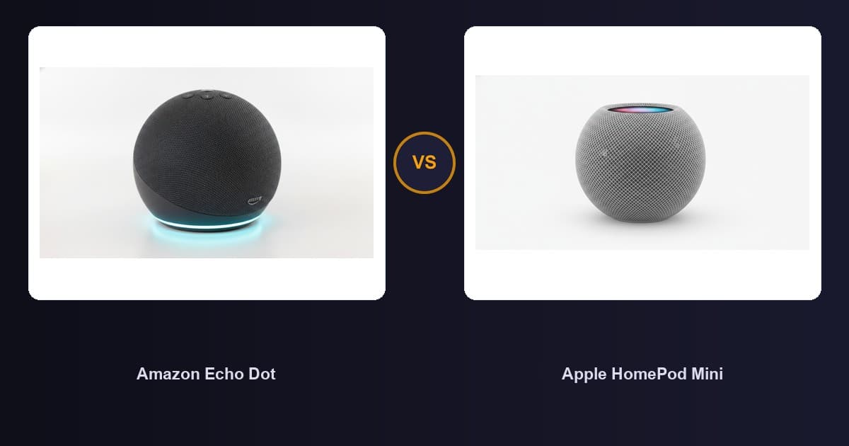 Amazon Echo Dot x Apple HomePod Mini