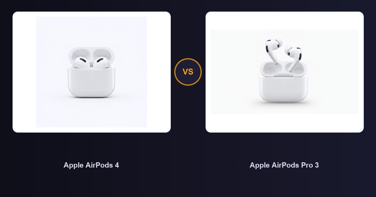 Apple AirPods 4 x Apple AirPods Pro 3