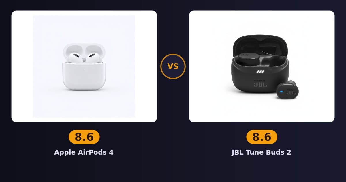 Apple AirPods 4 x JBL Tune Buds 2