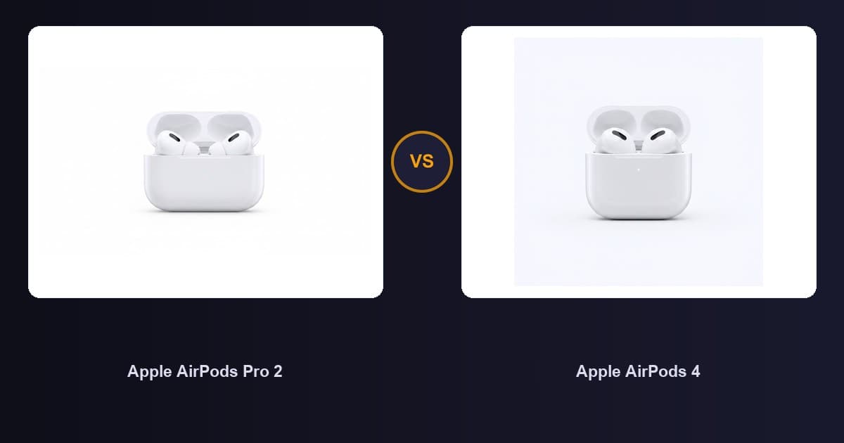 Apple AirPods Pro 2 x Apple AirPods 4