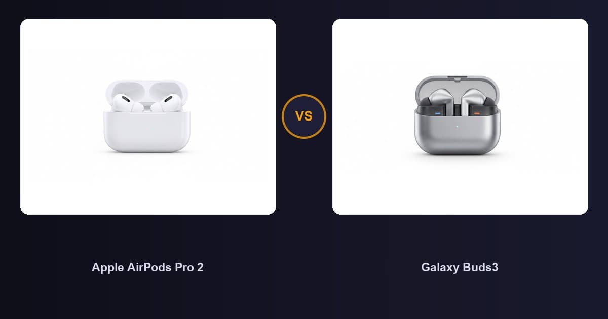 Apple AirPods Pro 2 x Galaxy Buds3