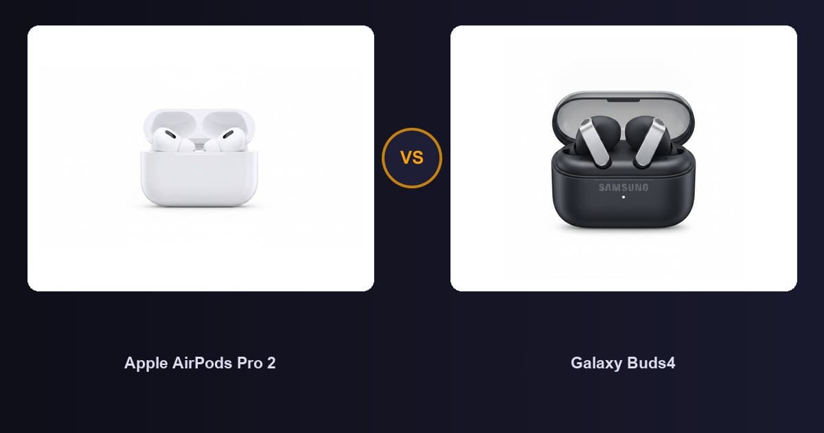 Apple AirPods Pro 2 x Galaxy Buds4