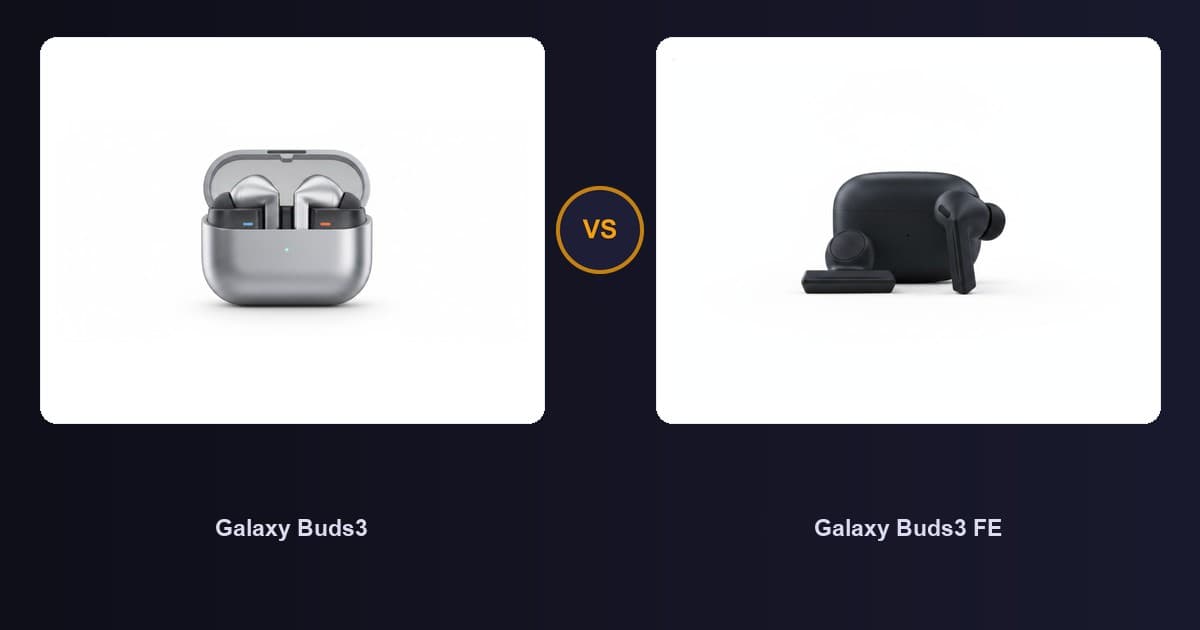 Galaxy Buds3 x Galaxy Buds3 FE