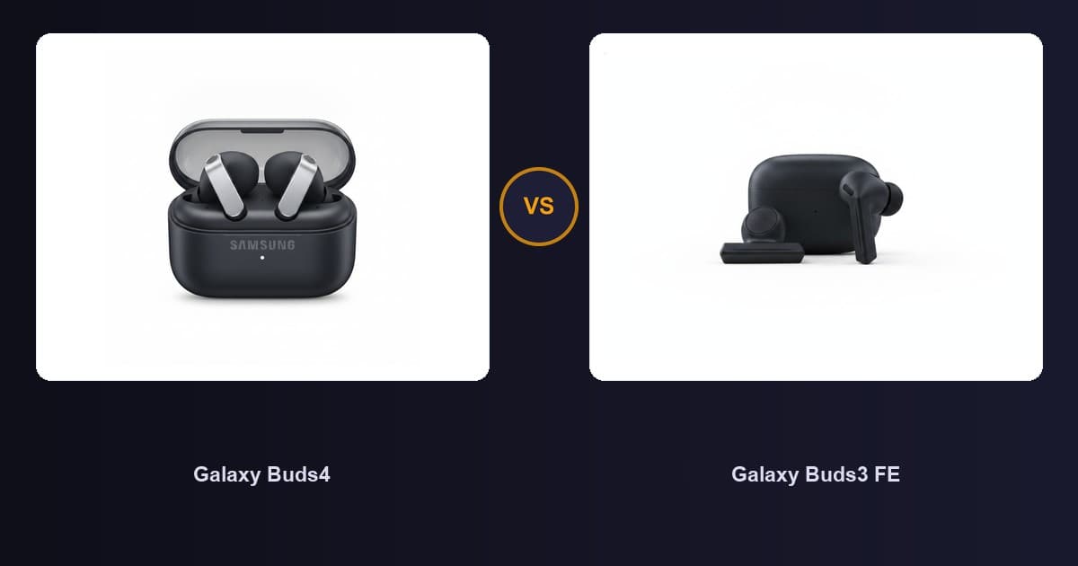 Galaxy Buds4 x Galaxy Buds3 FE