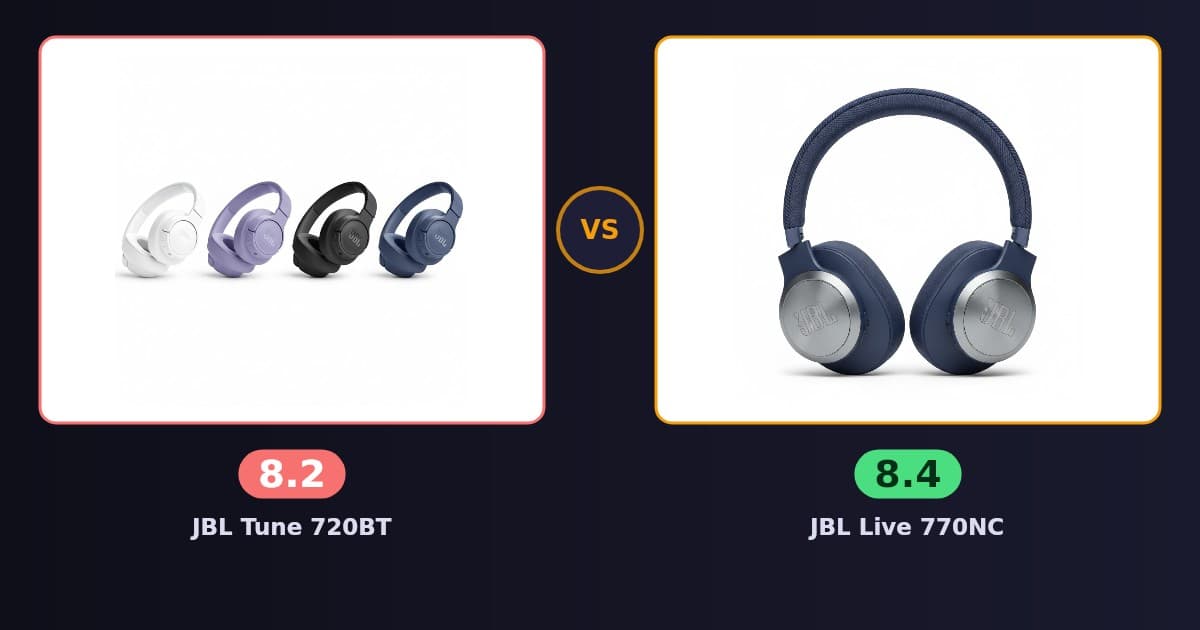 JBL Tune 720BT x JBL Live 770NC